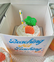 Beaching not Teaching Cupcake