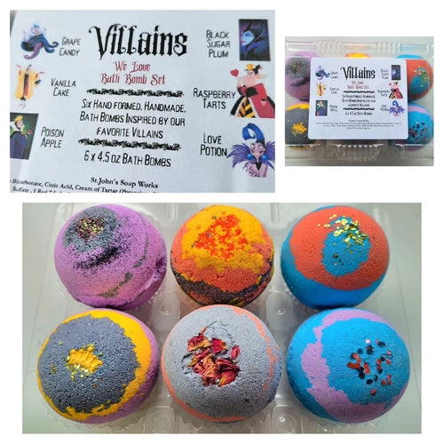 Villain's Bath Bomb Collection