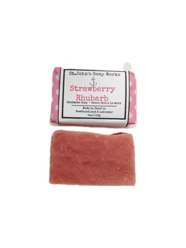 Strawberry Rhubarb Handmade Soap